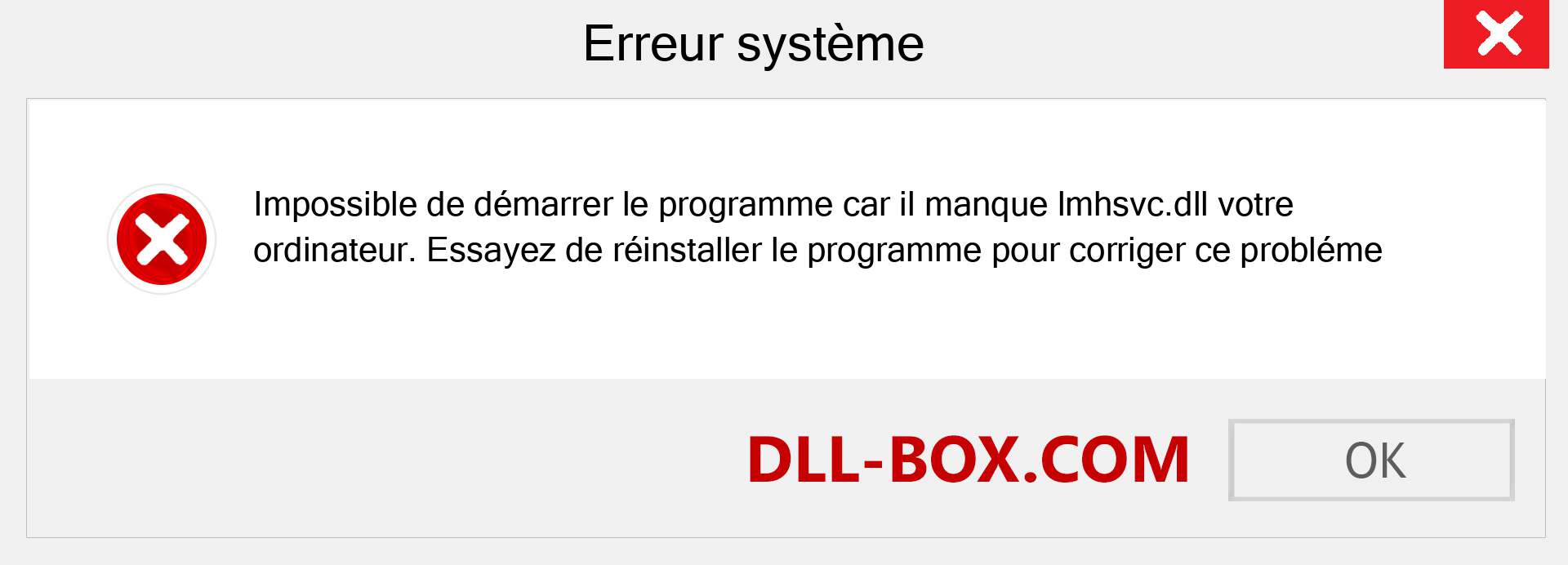 Le fichier lmhsvc.dll est manquant ?. Télécharger pour Windows 7, 8, 10 - Correction de l'erreur manquante lmhsvc dll sur Windows, photos, images